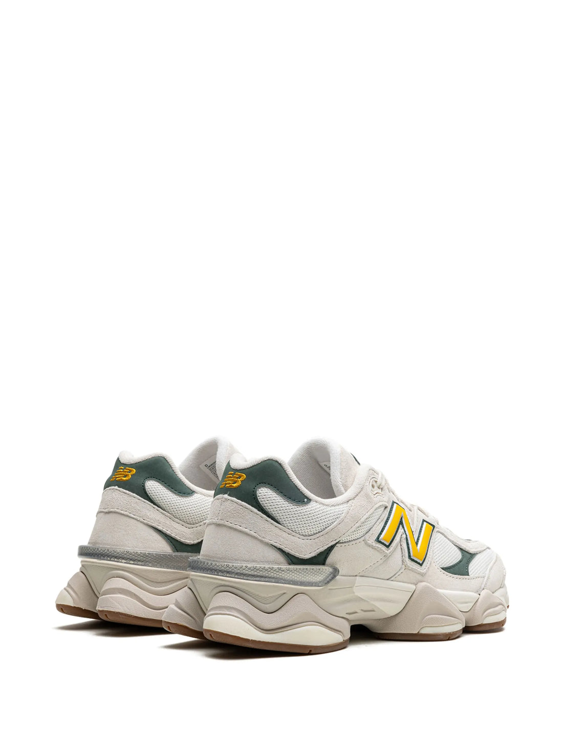 New Balance 9060 “White Green” Sneakers – Crisp Clean Look Meets Bold Retro Design