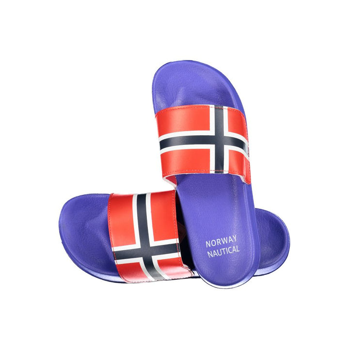 Norway 1963 Blue Plastic Men Sandal - Kick Luxe