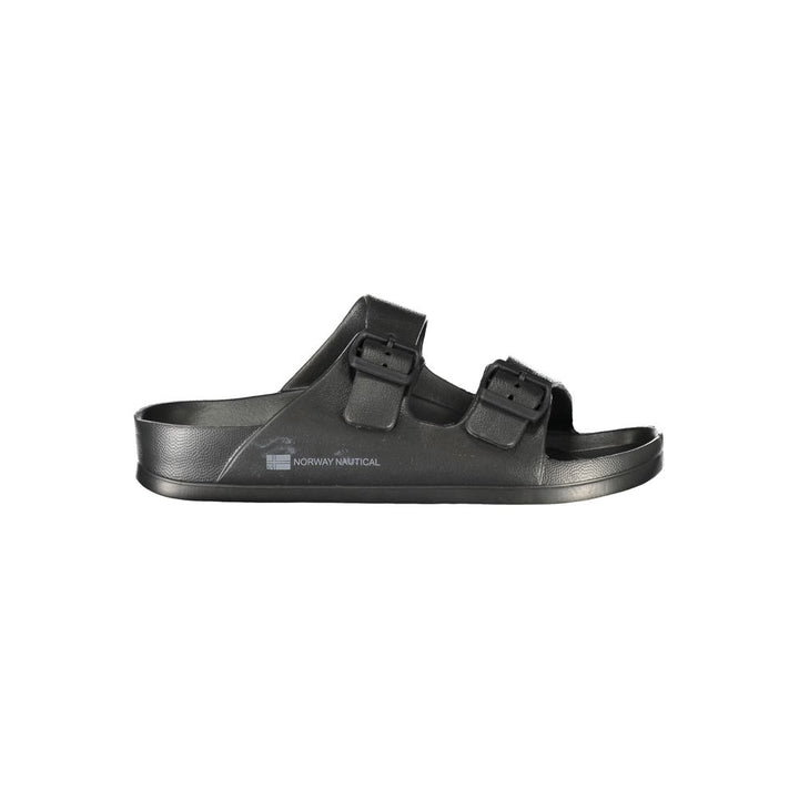 Norway 1963 Black Plastic Men Sandal - Kick Luxe