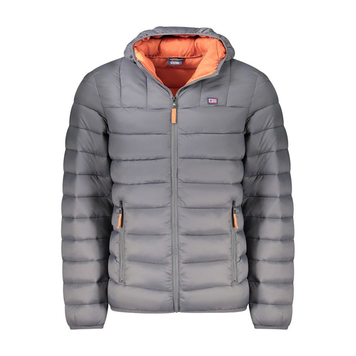 Norway 1963 Gray Polyamide Men Jacket - Kick Luxe