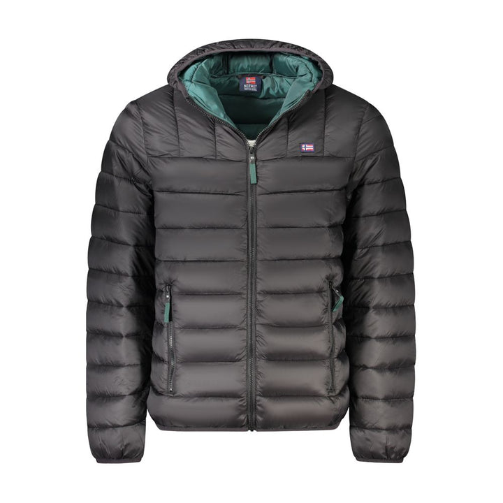 Norway 1963 Black Polyamide Men Jacket - Kick Luxe