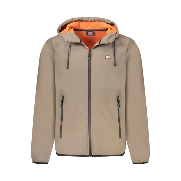 Norway 1963 Brown Polyester Men Jacket - Kick Luxe