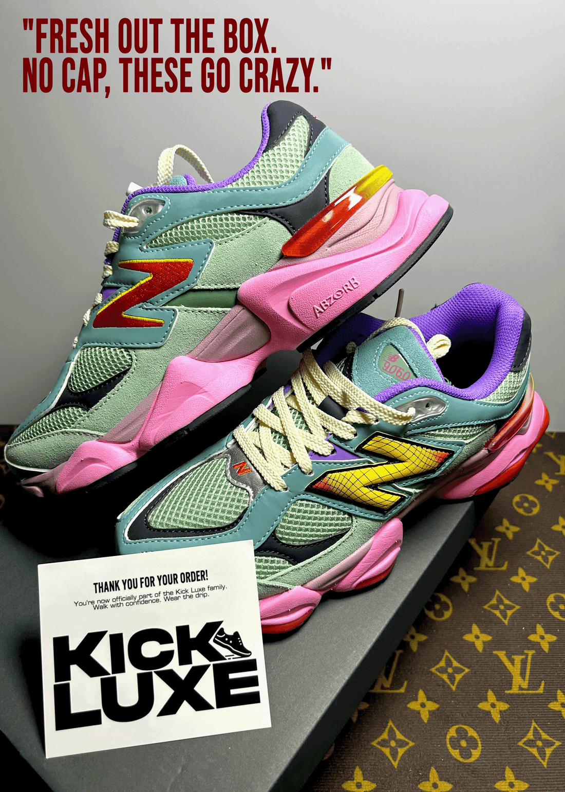 Warped Multi-Color 9060 – Only a Few Pairs Left | 15% OFF Today